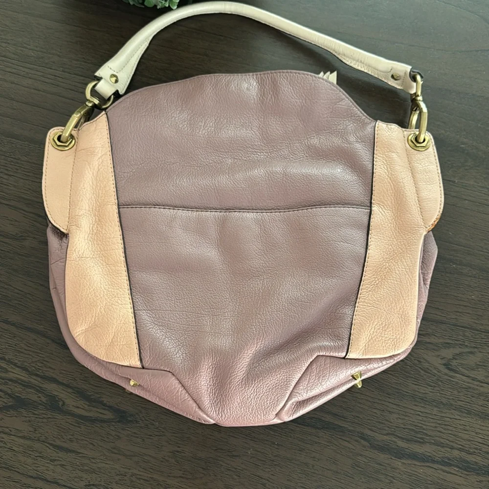orYANY Pink and Cream Hobo Bag - Picture 2 of 12